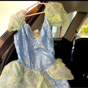 Disney Cinderella Dress for little girls size 7/8. Worn once. Very cute!